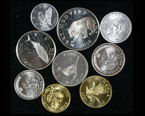Croatia Set of 9 Coins